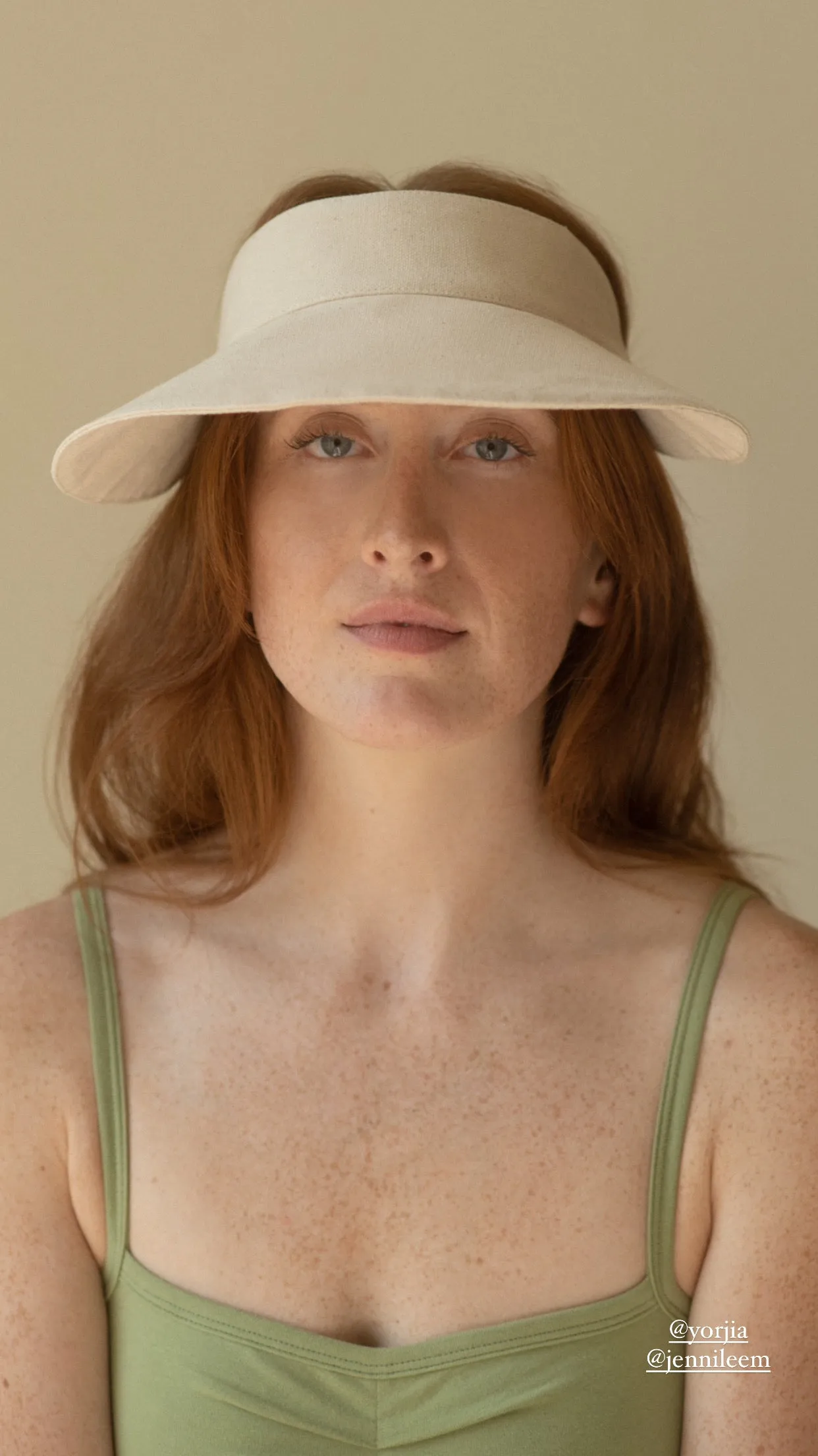 Adult Canvas Visor | Natural