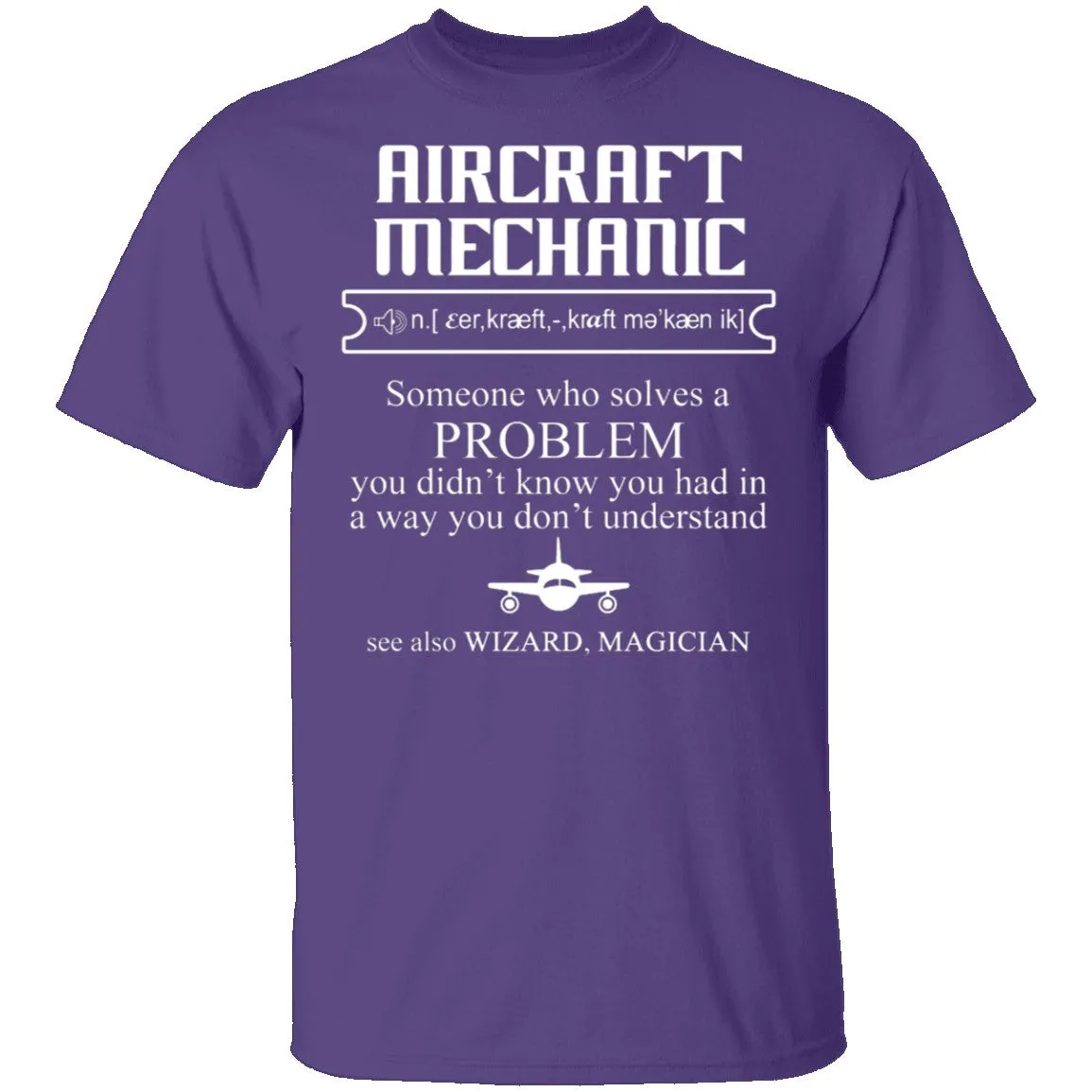 Aircraft Mechanic Definition T-Shirt