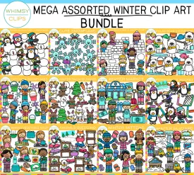 Assorted Winter Clip Art Bundle