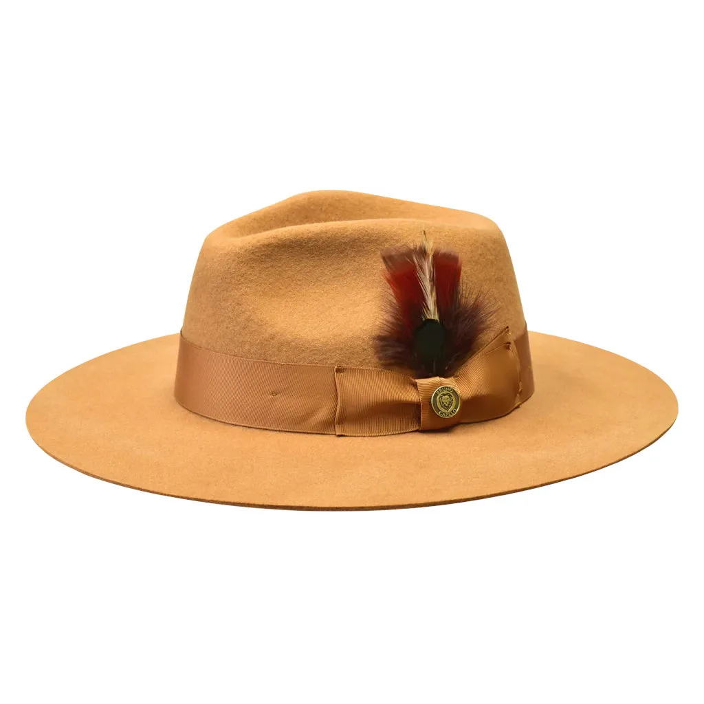 Bruno Capelo Duke Wide Brim Wool Fedora