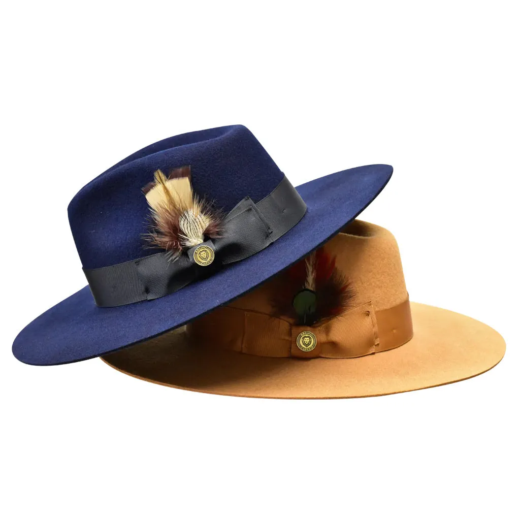 Bruno Capelo Duke Wide Brim Wool Fedora