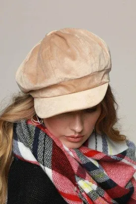 Classic Velvet Newsboy Cap