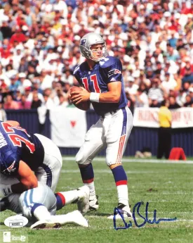 Drew Bledsoe Signed 8x10 (JSA KK95083)