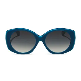 EMILY IN PARIS - PIERRE CADAULT   DRAMATIC COBALT   SKY BLUE W SHEER GRADIENT SUNGLASSES