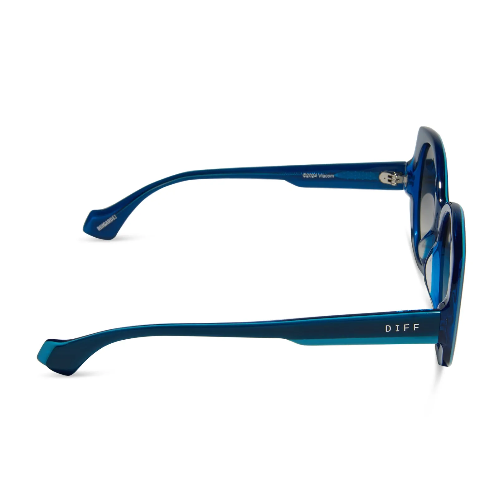 EMILY IN PARIS - PIERRE CADAULT   DRAMATIC COBALT   SKY BLUE W SHEER GRADIENT SUNGLASSES