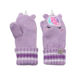 Flapjack Kids Baby Knitted Mittens - Unicorn, 0-2Y