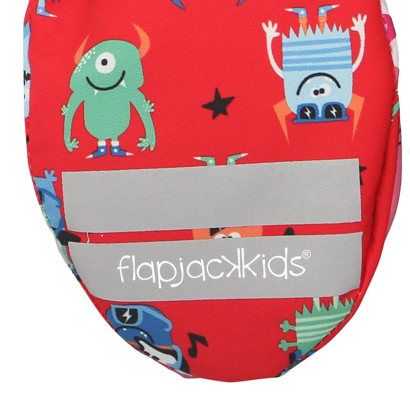 Flapjack Kids Water Repellent Ski Mittens Monster Red