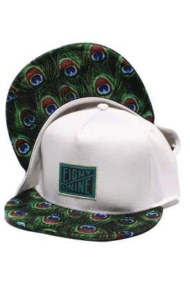 Grape Peacock Baseball Stapback Hat