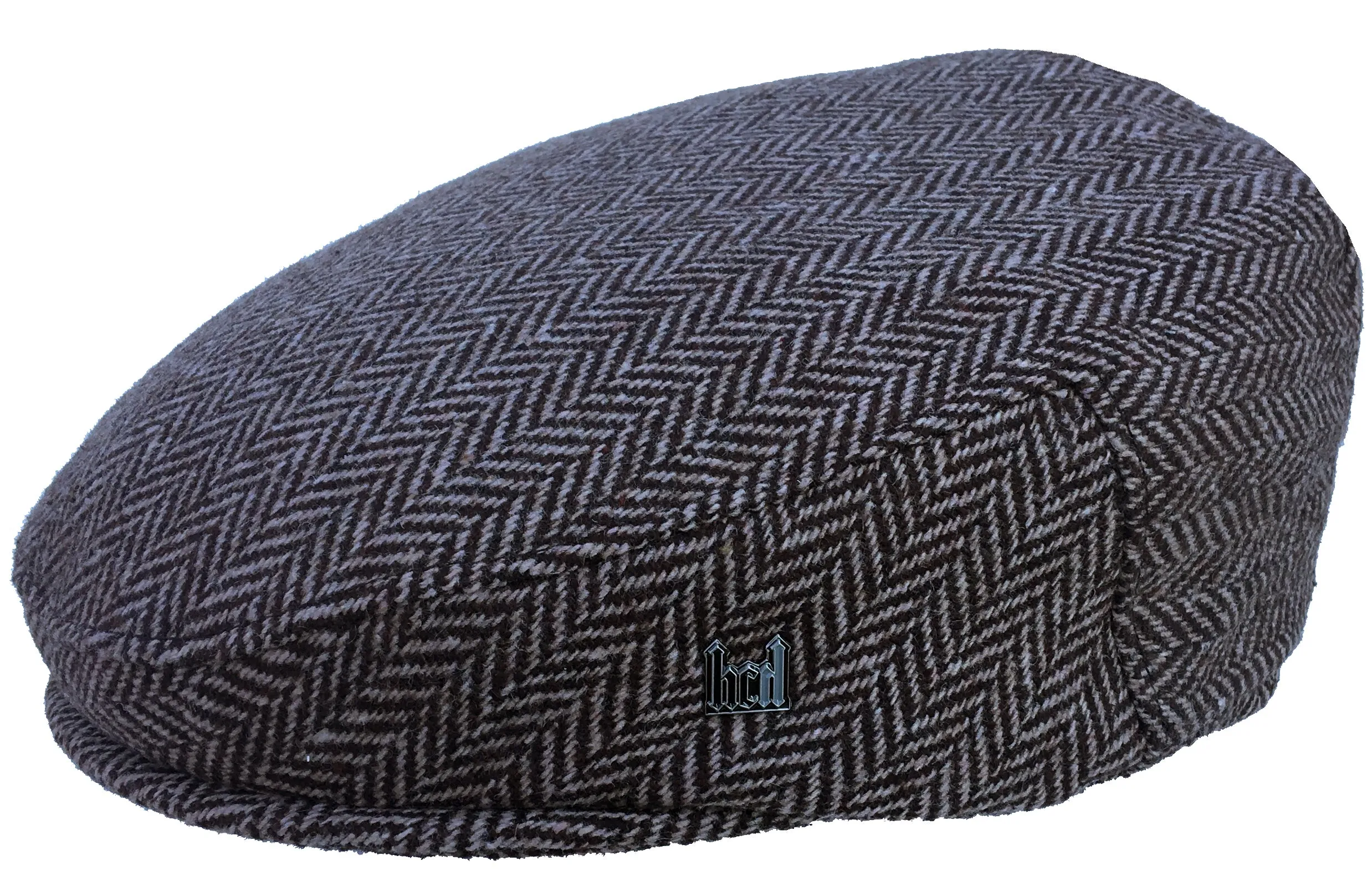 Headchange USA American Made Herringbone Ear Flap Ivy Newsboy Cap