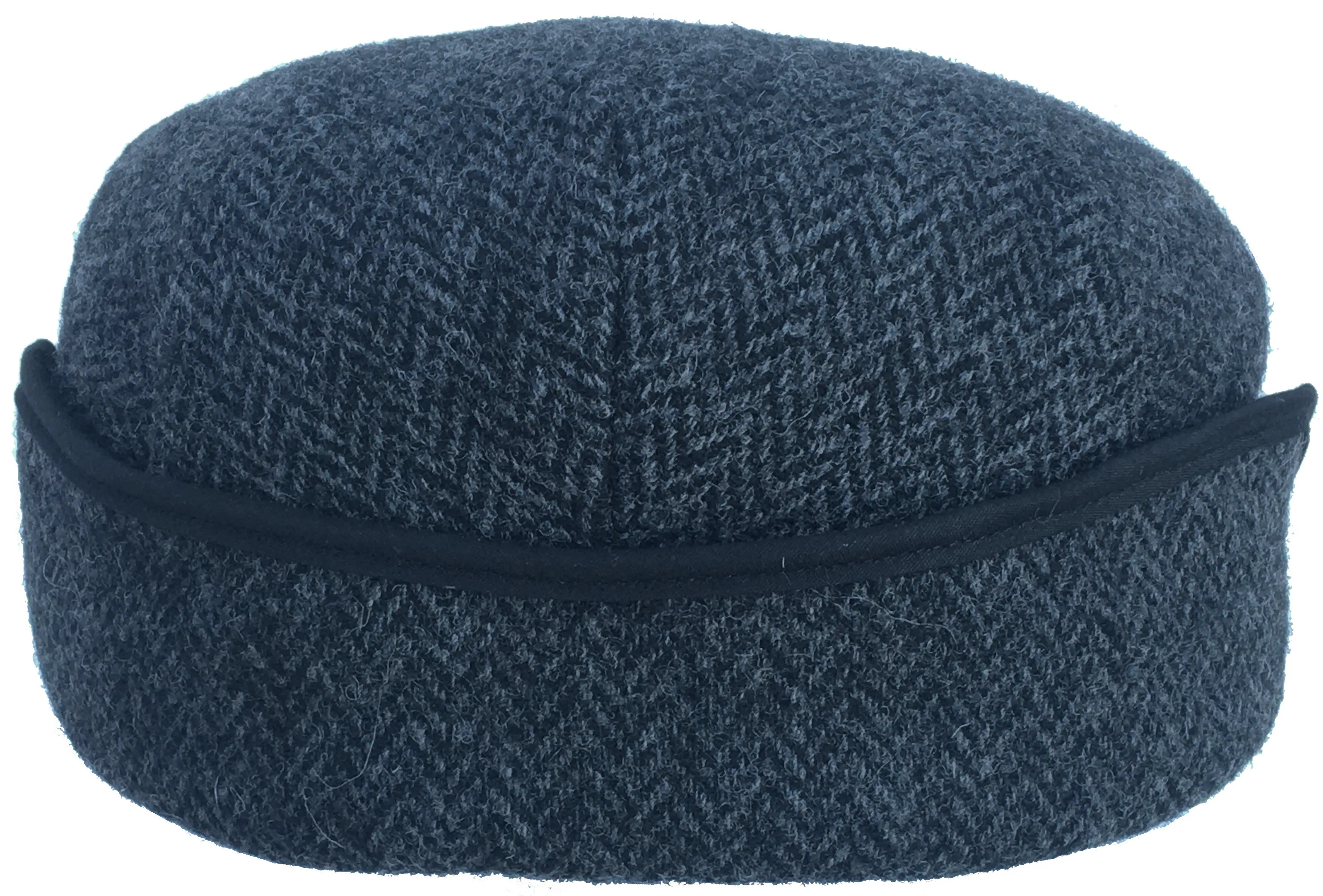 Headchange USA American Made Herringbone Ear Flap Ivy Newsboy Cap