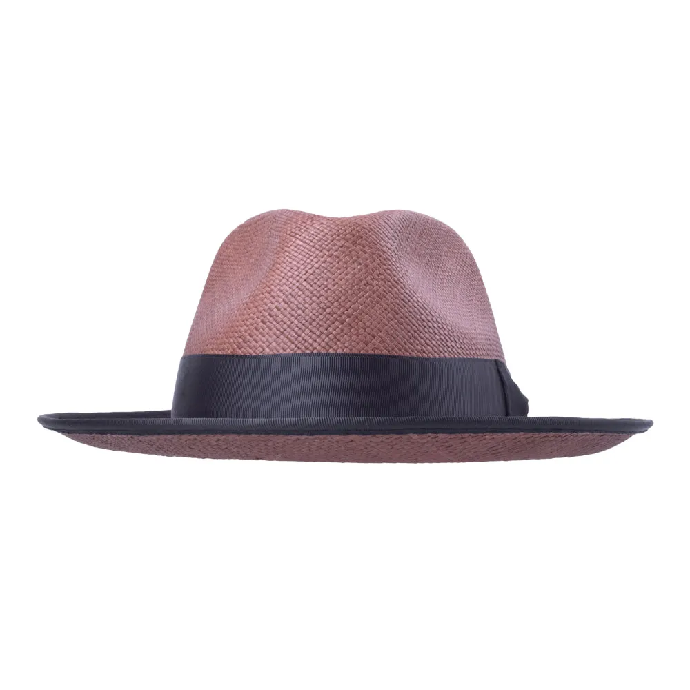 Kellan Handwoven Panama Straw Classic Brim Fedora by Bigalli