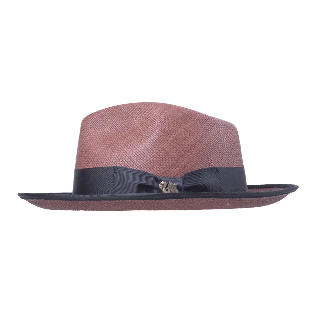 Kellan Handwoven Panama Straw Classic Brim Fedora by Bigalli