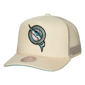 Mitchell & Ness Evergreen Trucker Snapback Coop Florida Marlins