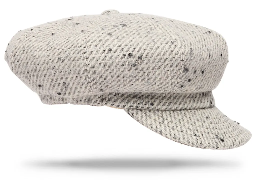 Newsboy Cap Snow Speckle