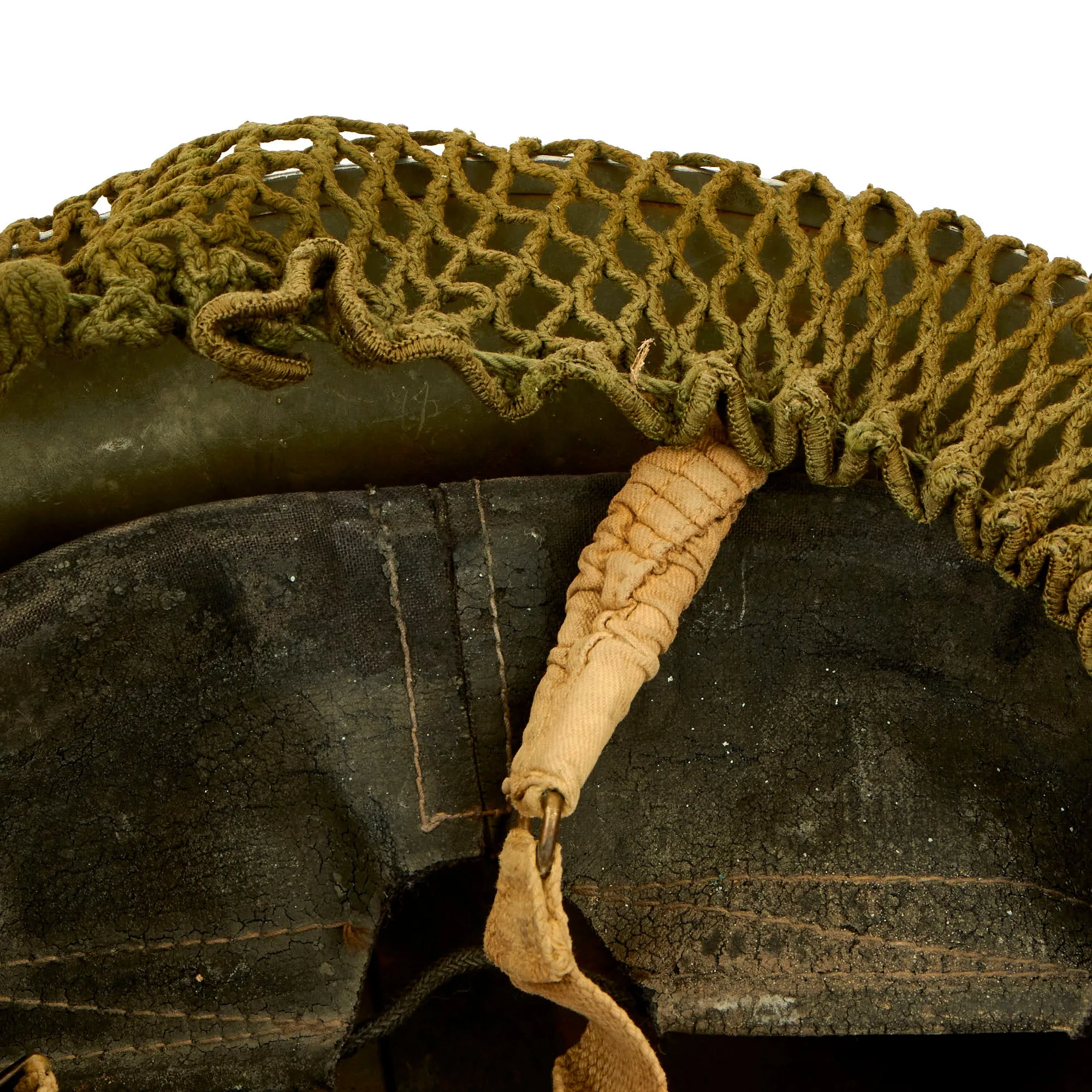 Original Canadian WWII Brodie MkII Steel Helmet Complete with Helmet Net by General Steel Wares. of Toronto - Dated 1941