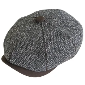 Overton Tweed 8-Panel Cap by Dobbs