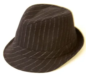 Pinstripe Fedora Hat