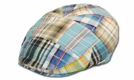 Sakkas Men's Plaid Patchwork Newsboy Ivy Flat Cap