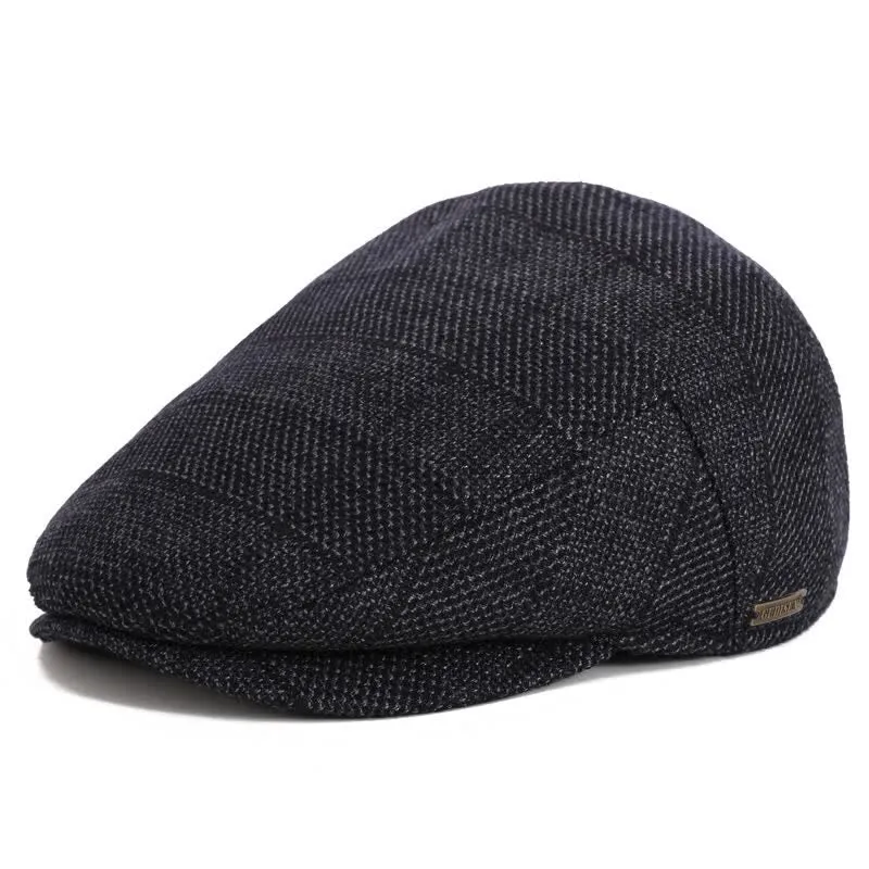 Sport Ivy Flat Cap with Earflap Beret