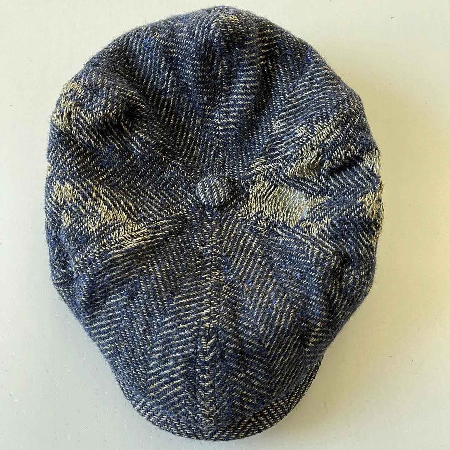 STETSON Distressed Tweed Newsboy Cap