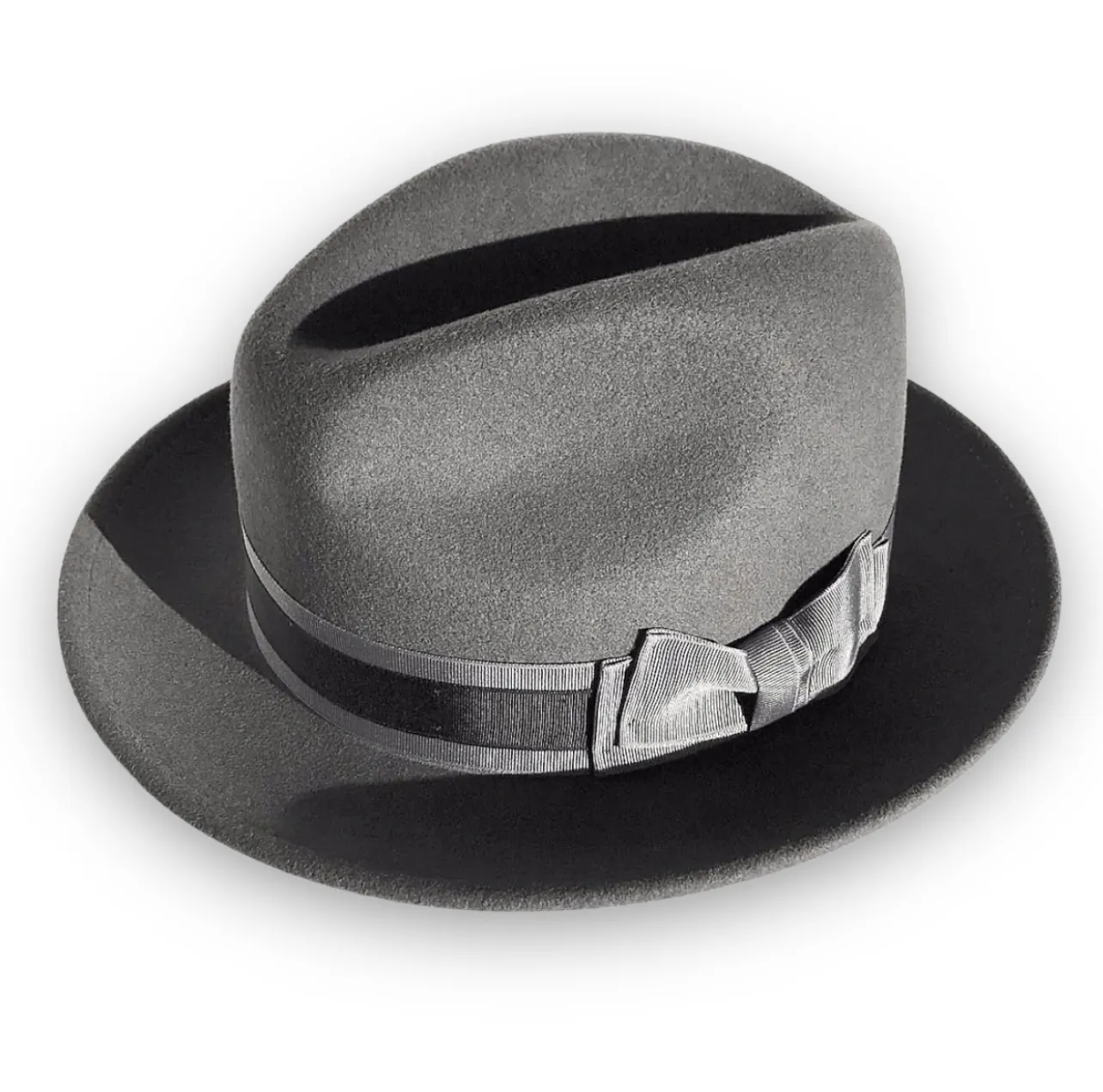 the FLAMEKEEPERS HAT CLUB TORCH DLUX GREY FEDORA