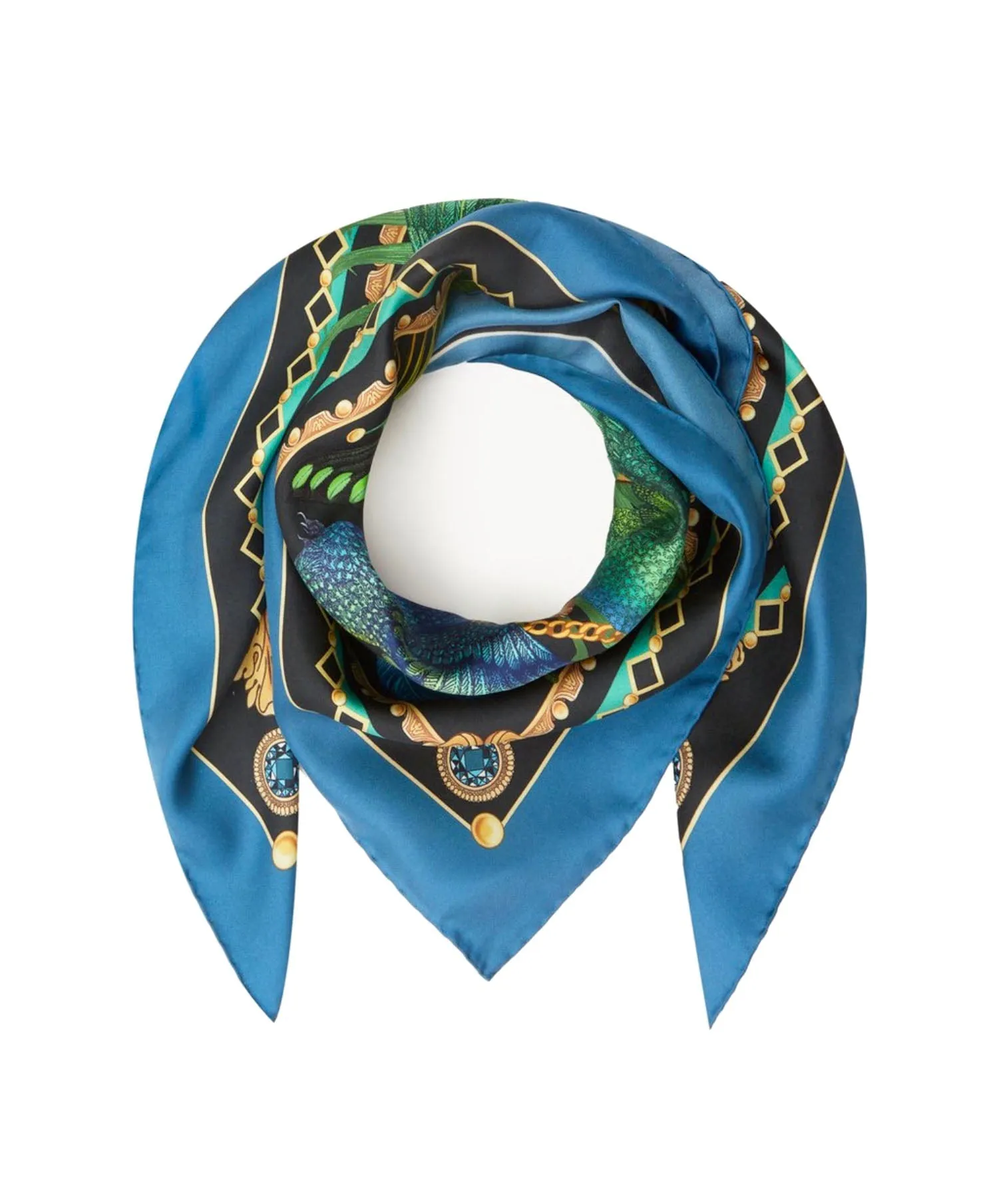 The Iridescent Hummingbird Silk Scarf | 65x65cm