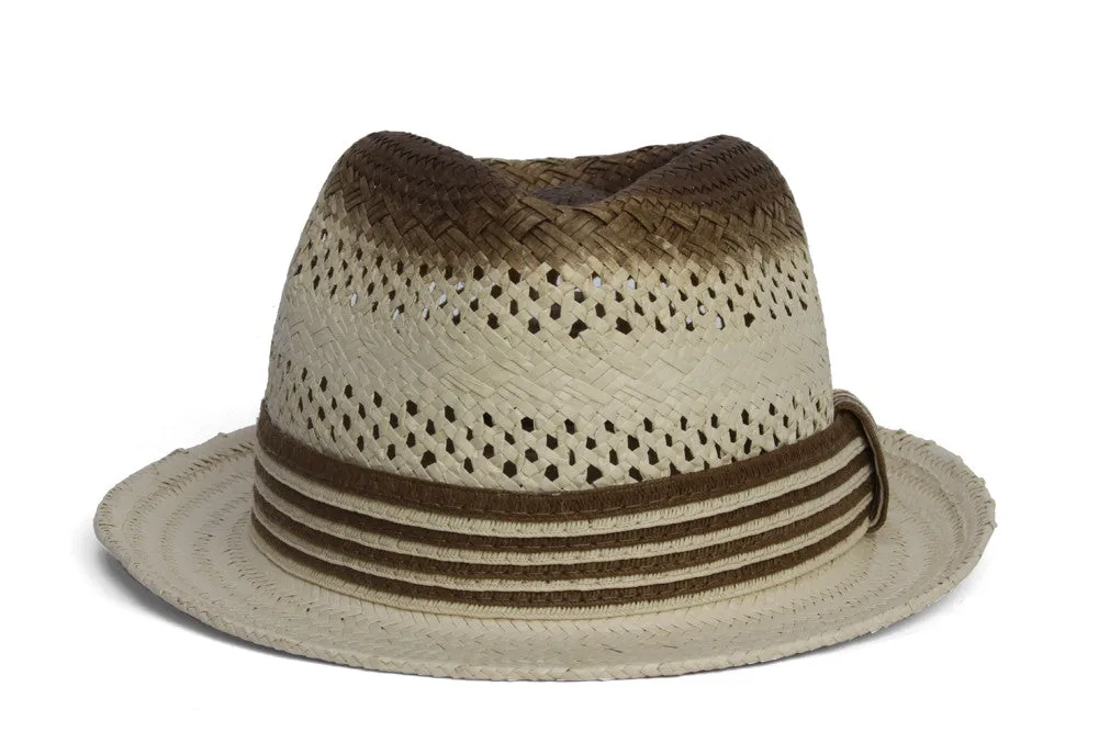 TopHeadwear Two-Tone Classic Band Fedora