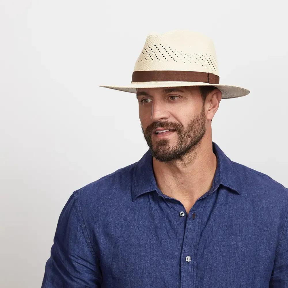 Tulum | Mens Panama Straw Fedora Hat