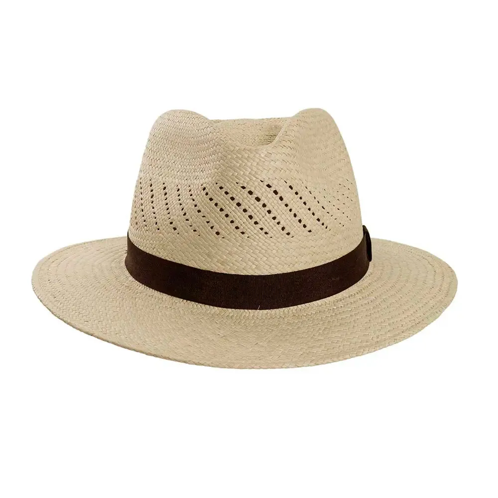 Tulum | Mens Panama Straw Fedora Hat