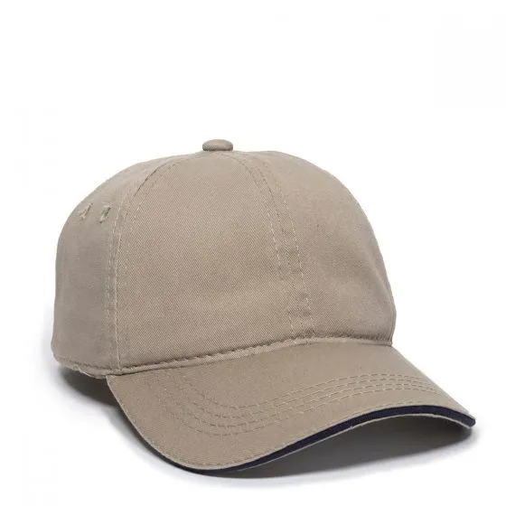 Unstructured Hat with Sandwich Visor