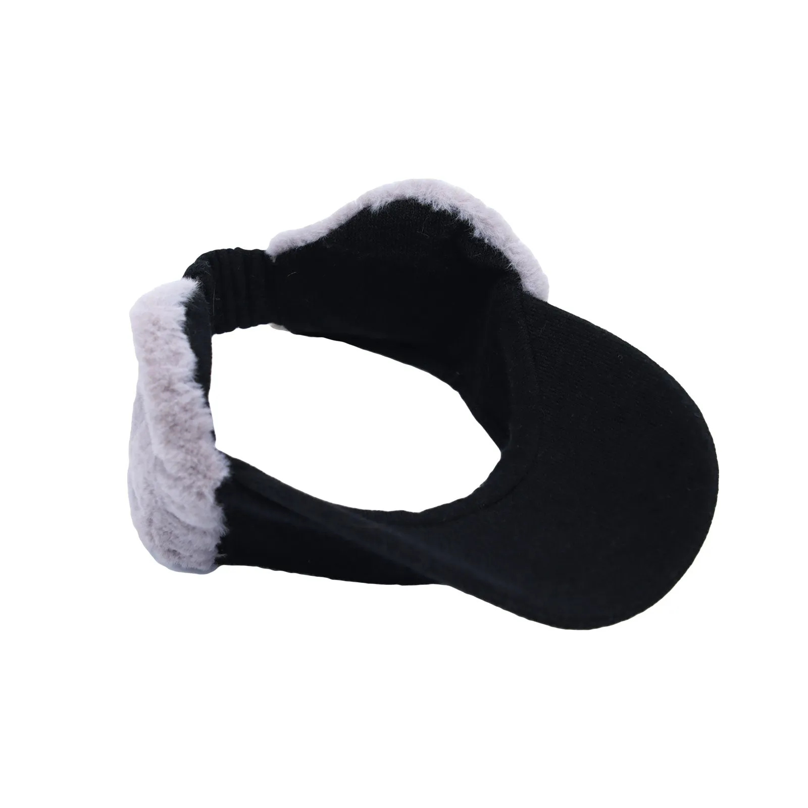 Winter Wool Warm Visor Earflap Hat Windproof Knit Cap SLV1370