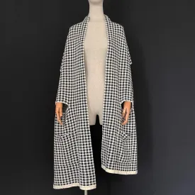 YOHJI YAMAMOTO Archive 2003 Houndstooth runway transformer scarf